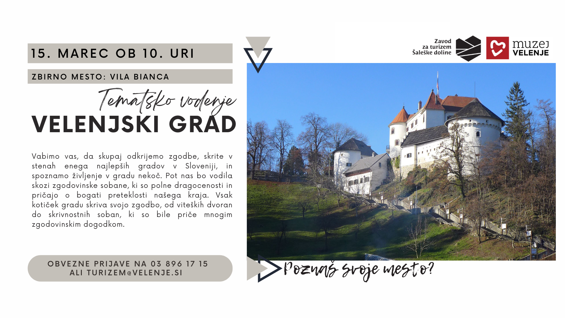 Tematsko vodenje: Velenjski grad