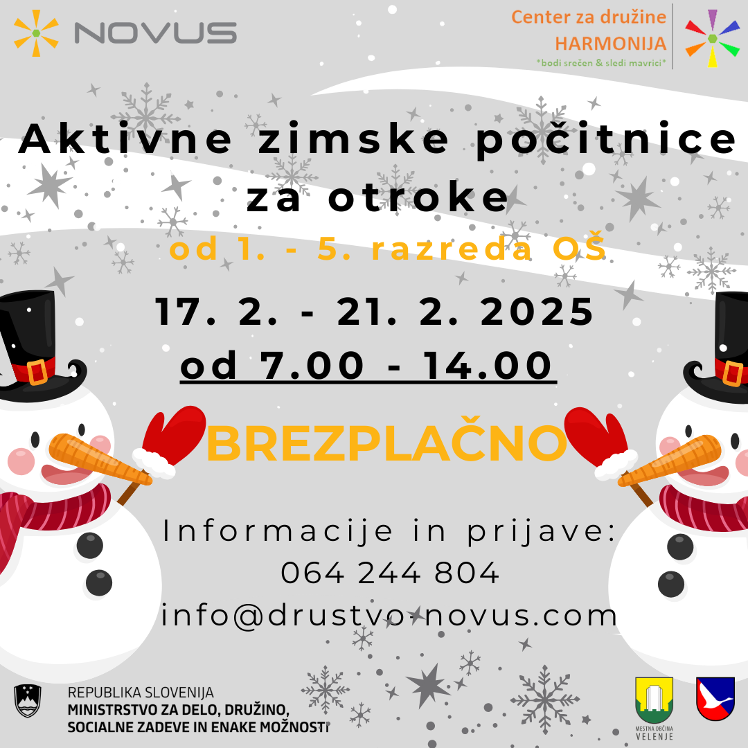 Aktivne zimske počitnice