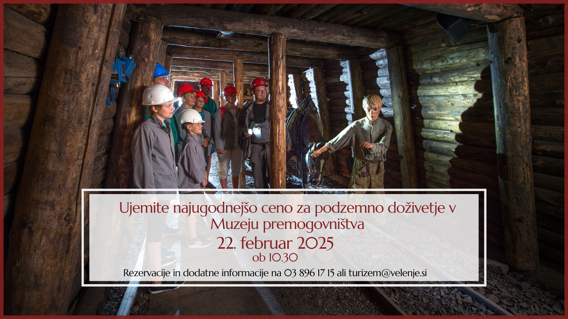 Ujemite najugodnejšo ceno za podzemno doživetje v Muzeju premogovništva