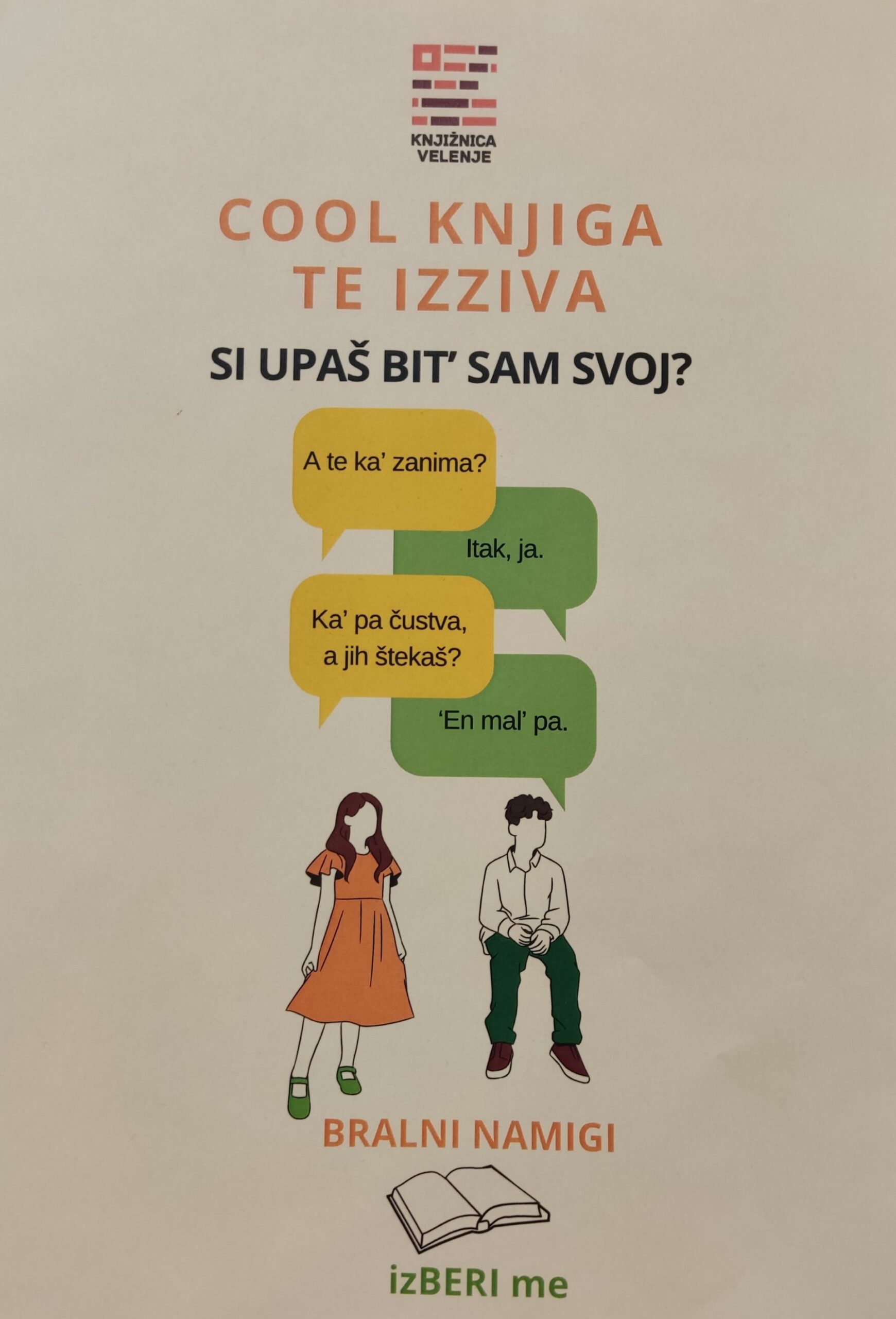 Cool knjiga te izziva: si upaš bit sam svoj?