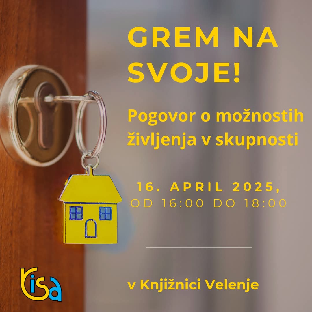 Grem na svoje!: pogovor o možnostih življenja v skupnosti