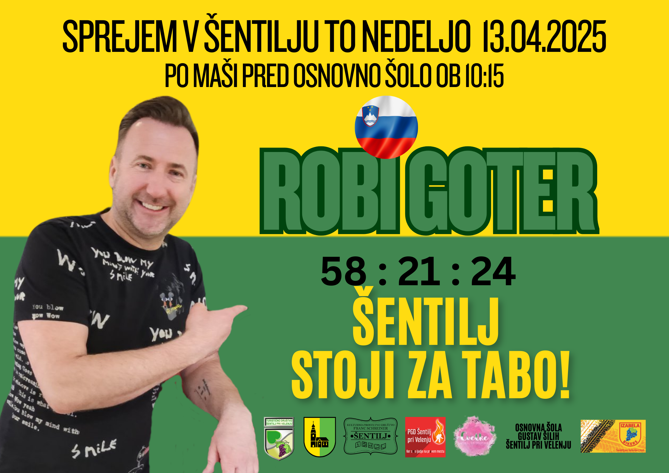 Sprejem in zahvala Robertu Gotru &#8211; Šentilj
