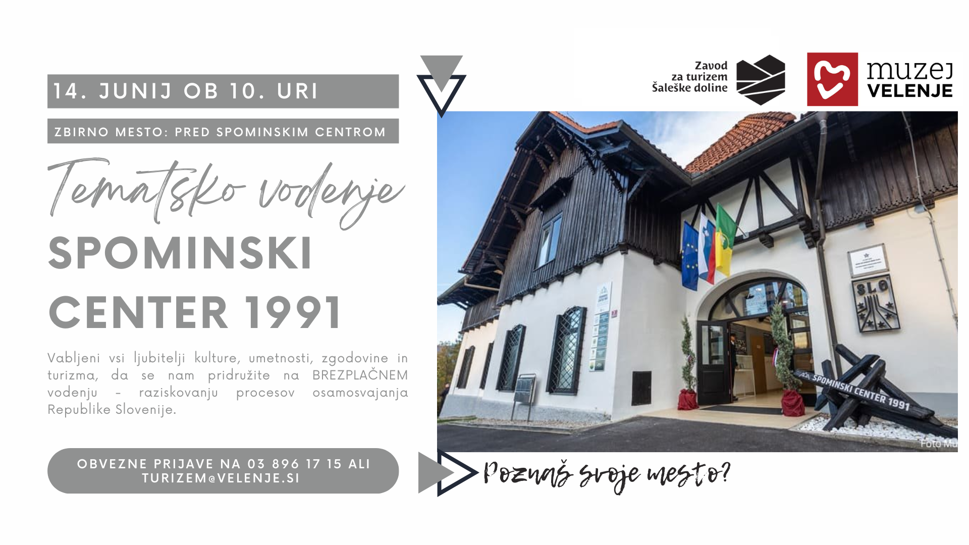 Tematsko vodenje: Spominski center 1991