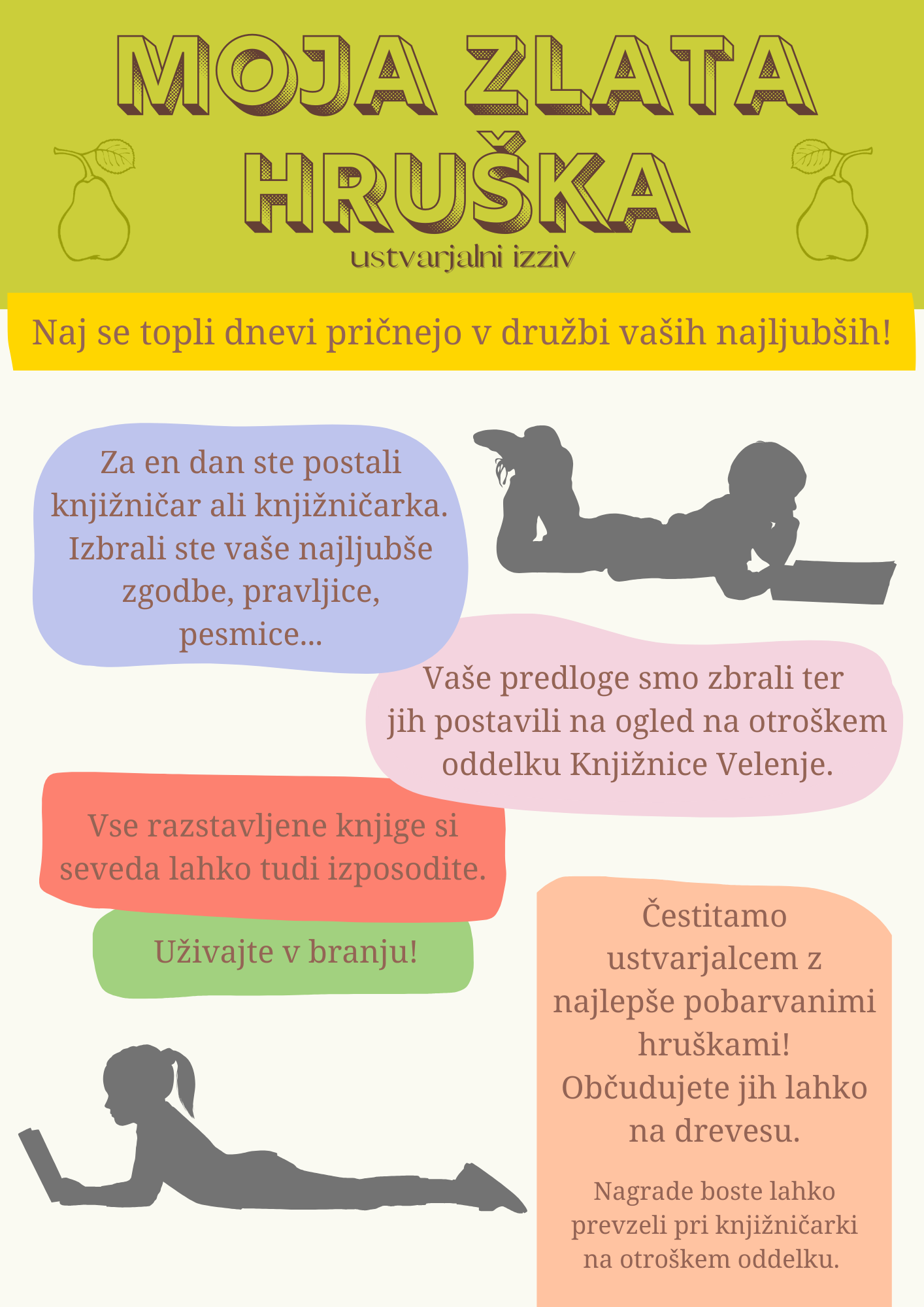 Moja zlata hruška: najslajše knjige po izboru najmlajših obiskovalcev