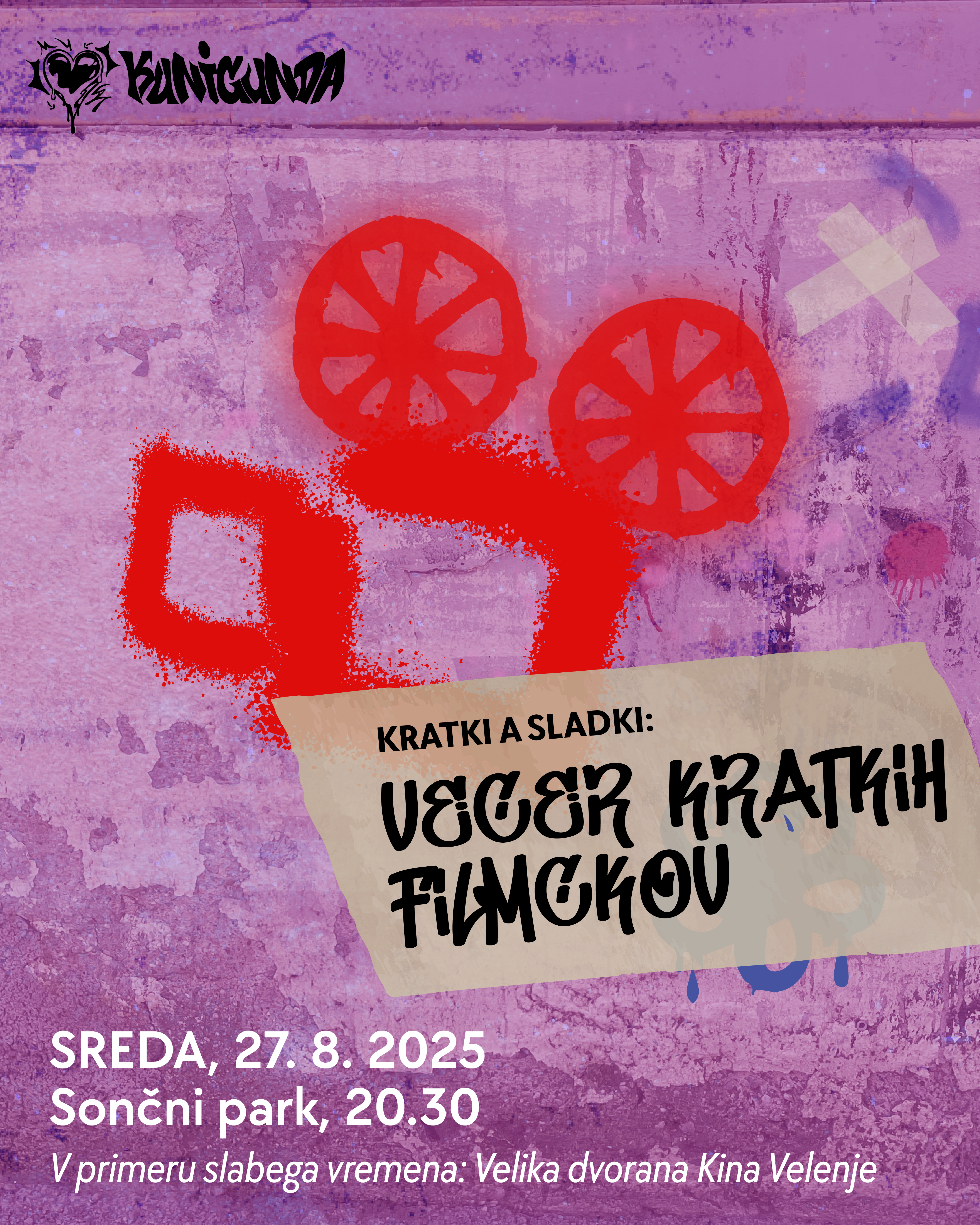 28. Kunigunda: Kratki, a sladki: večer kratkih filmčkov