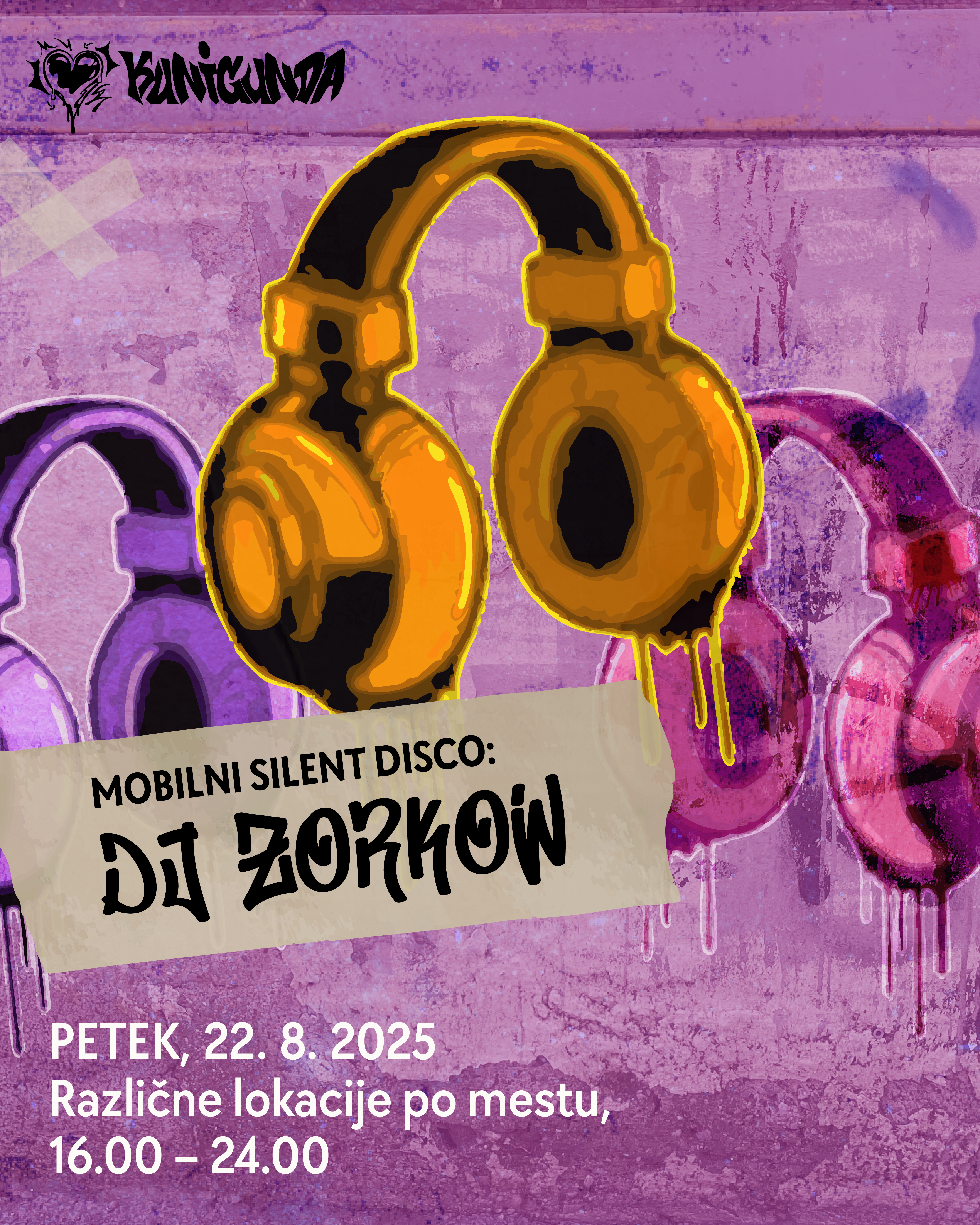 28. Kunigunda: Mobilni silent disco: DJ Zorkow