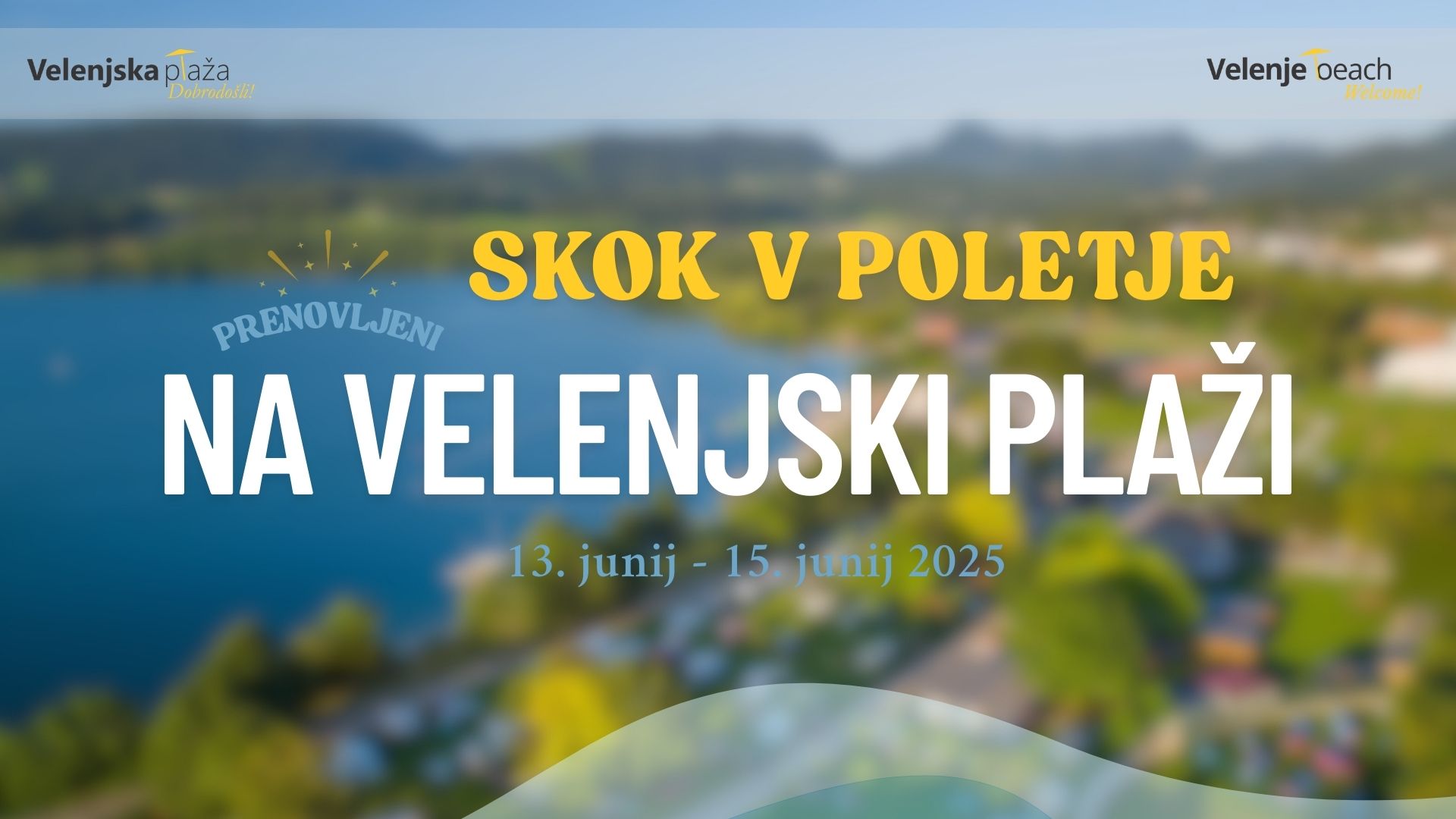 Skok v poletje na Velenjski plaži