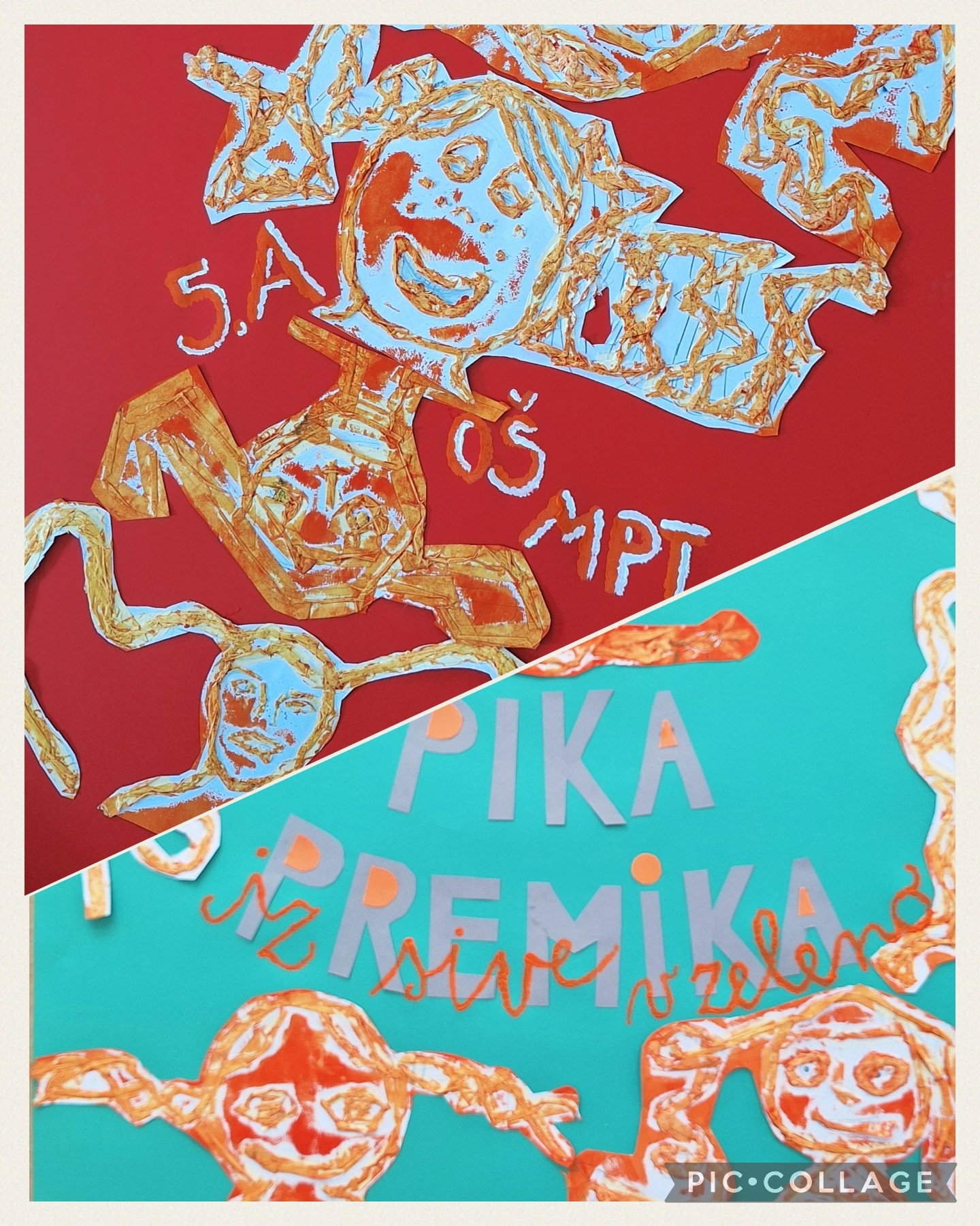 Pika premika iz sive v zeleno