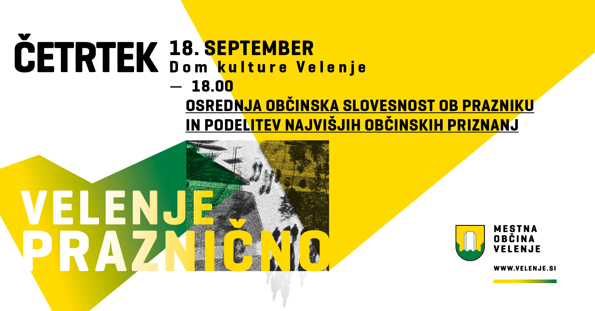 Osrednja slovesnost ob prazniku Mestne občine Velenje in podelitev najvišjih občinskih priznanj