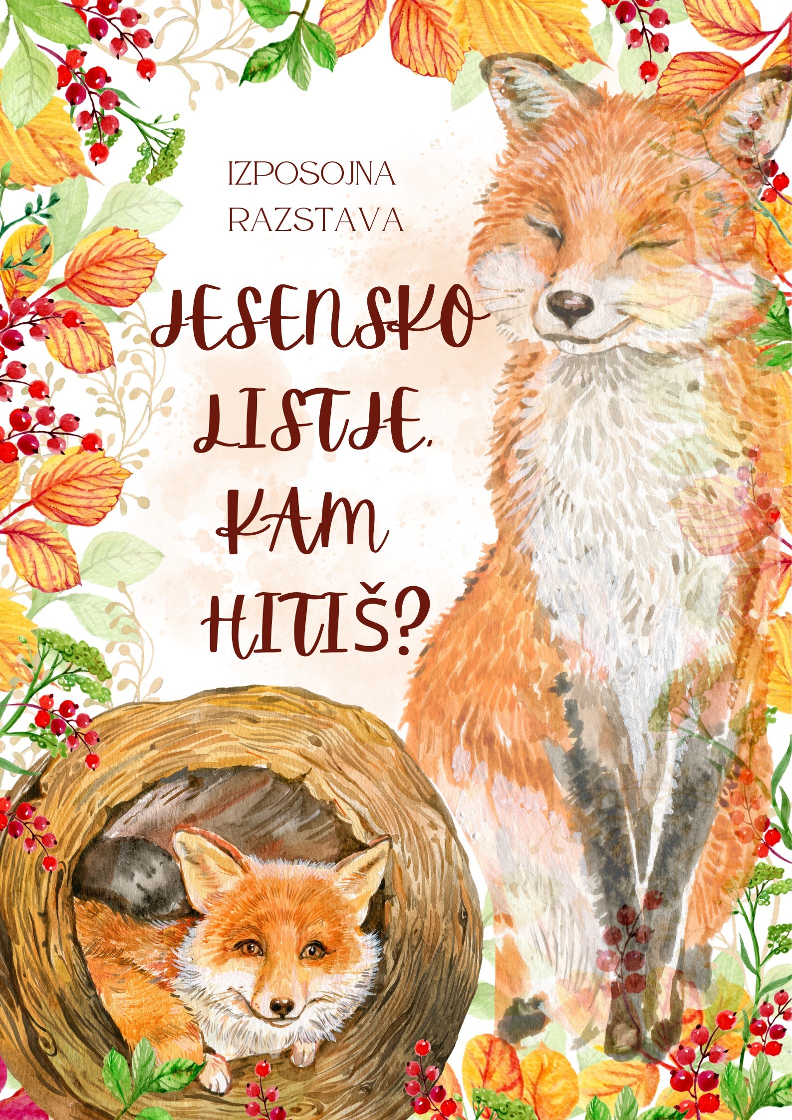 Jesensko listje, kam hitiš?