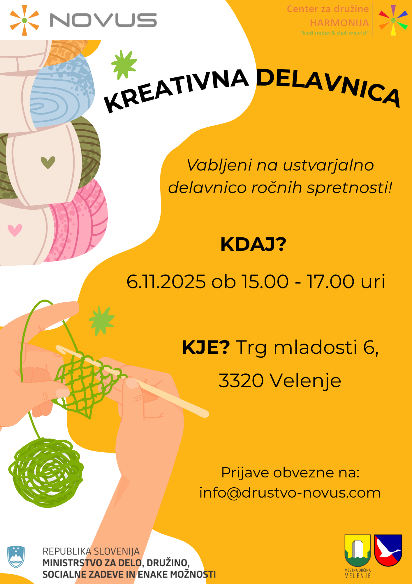 Kreativna delavnica &#8220;Ročne spretnosti&#8221;