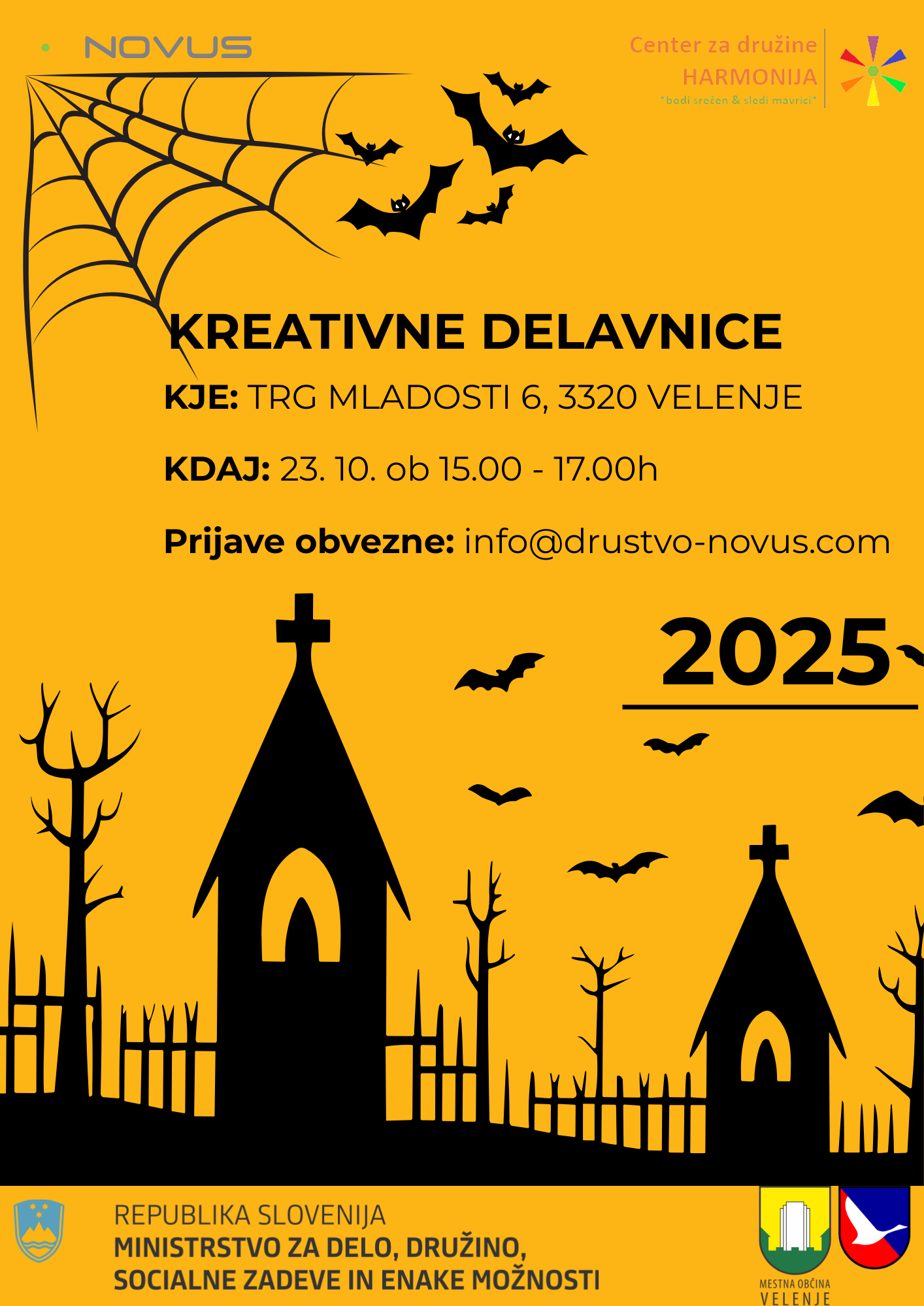 Kreativna delavnica “Noč čarovnic”