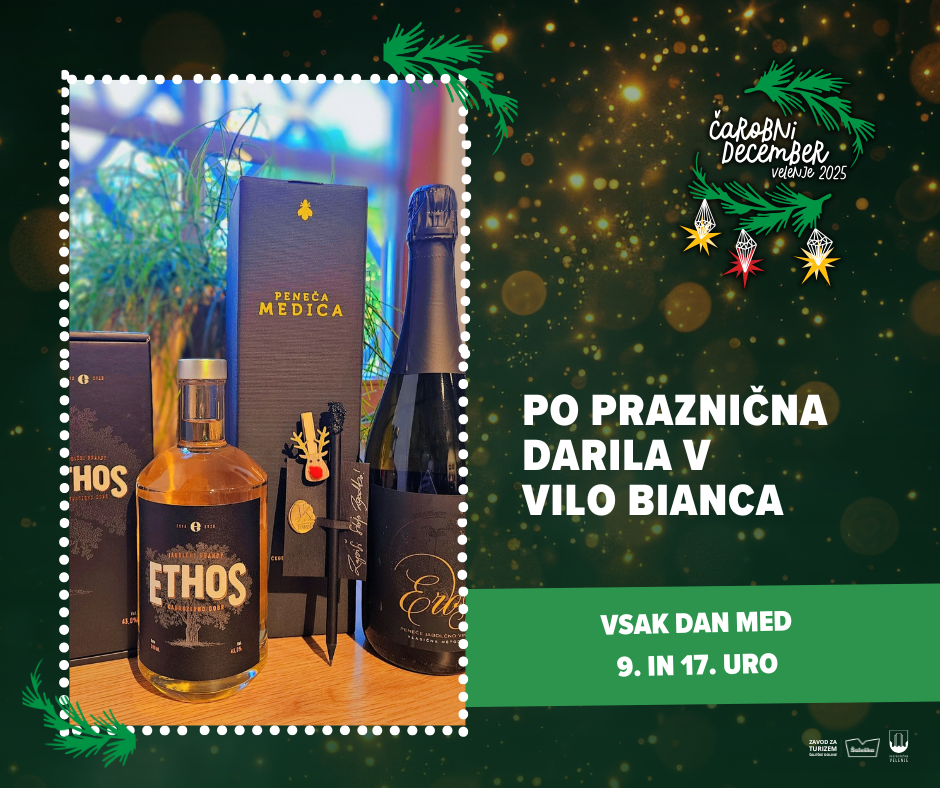 Po praznična darila v Vilo Bianca