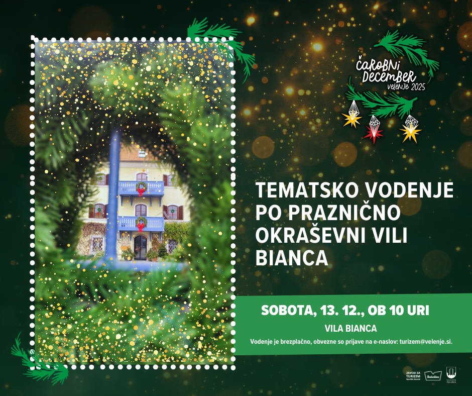 Tematsko vodenje po praznično okrašeni Vili Bianca