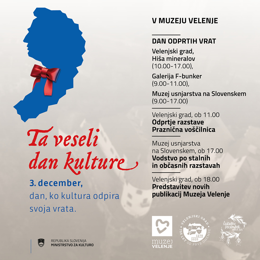 Ta veseli dan kulture v Muzeju Velenje: dan odprtih vrat