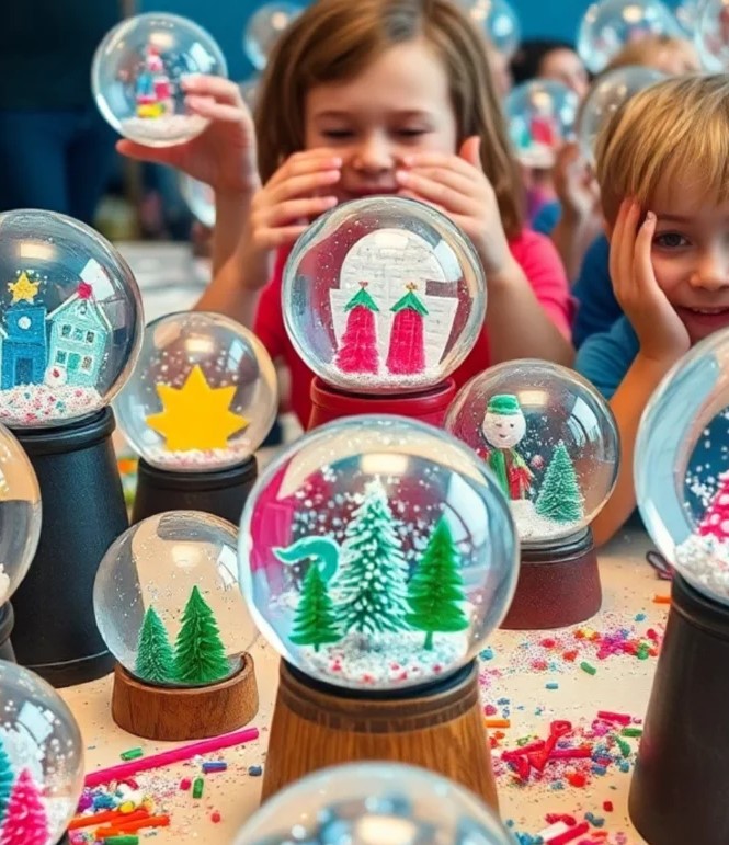 Družinska ustvarjalna delavnica: Snežne krogle