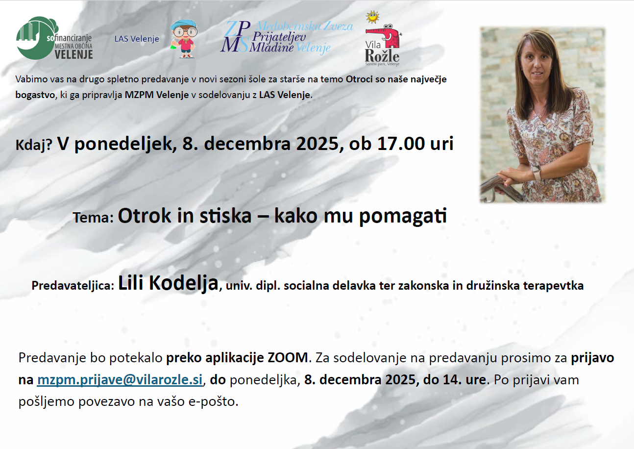 Šola za starše; &#8220;Otroci so naše največje bogastvo&#8221;