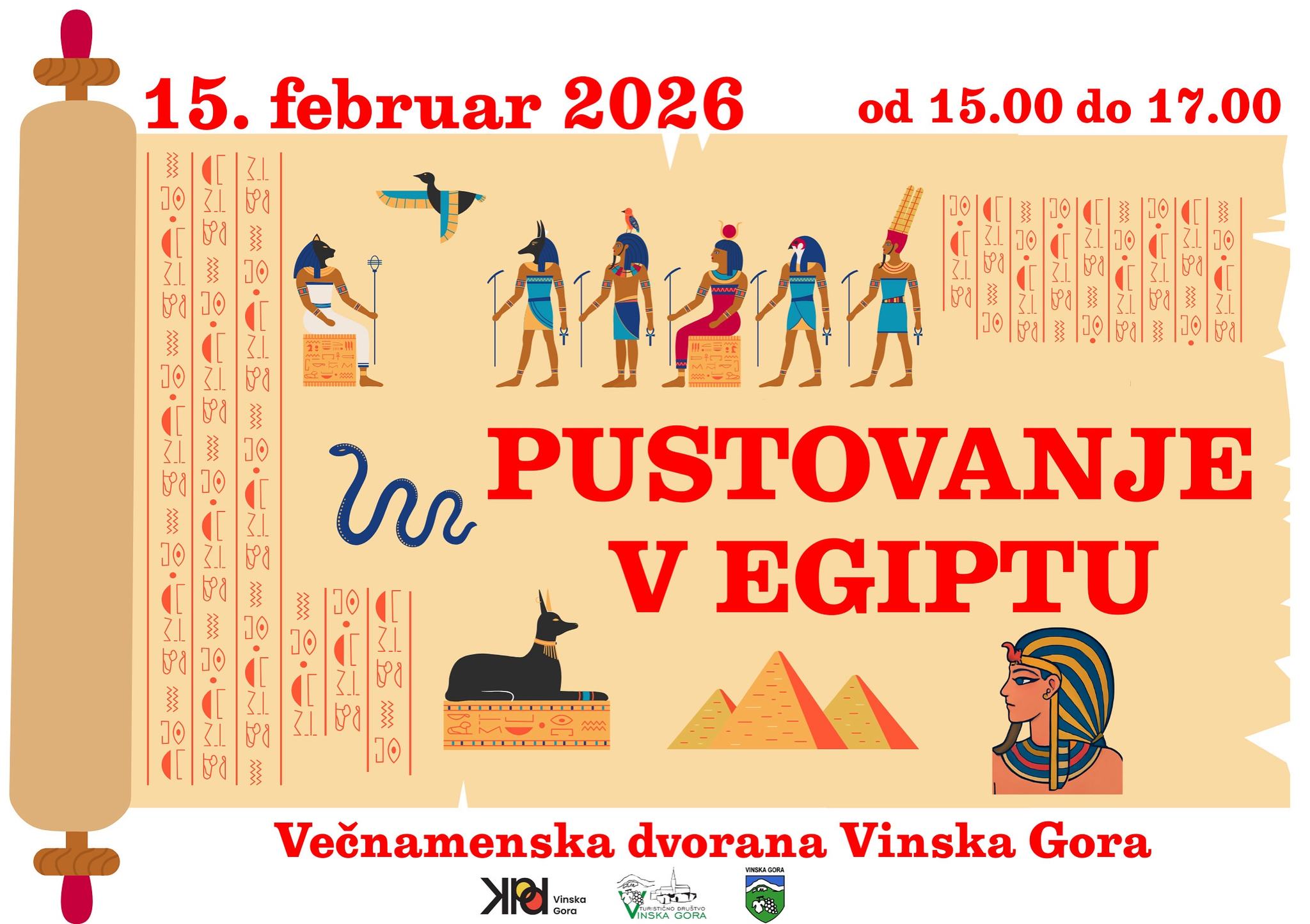 Pustovanje v egipčanski Vinski Gori