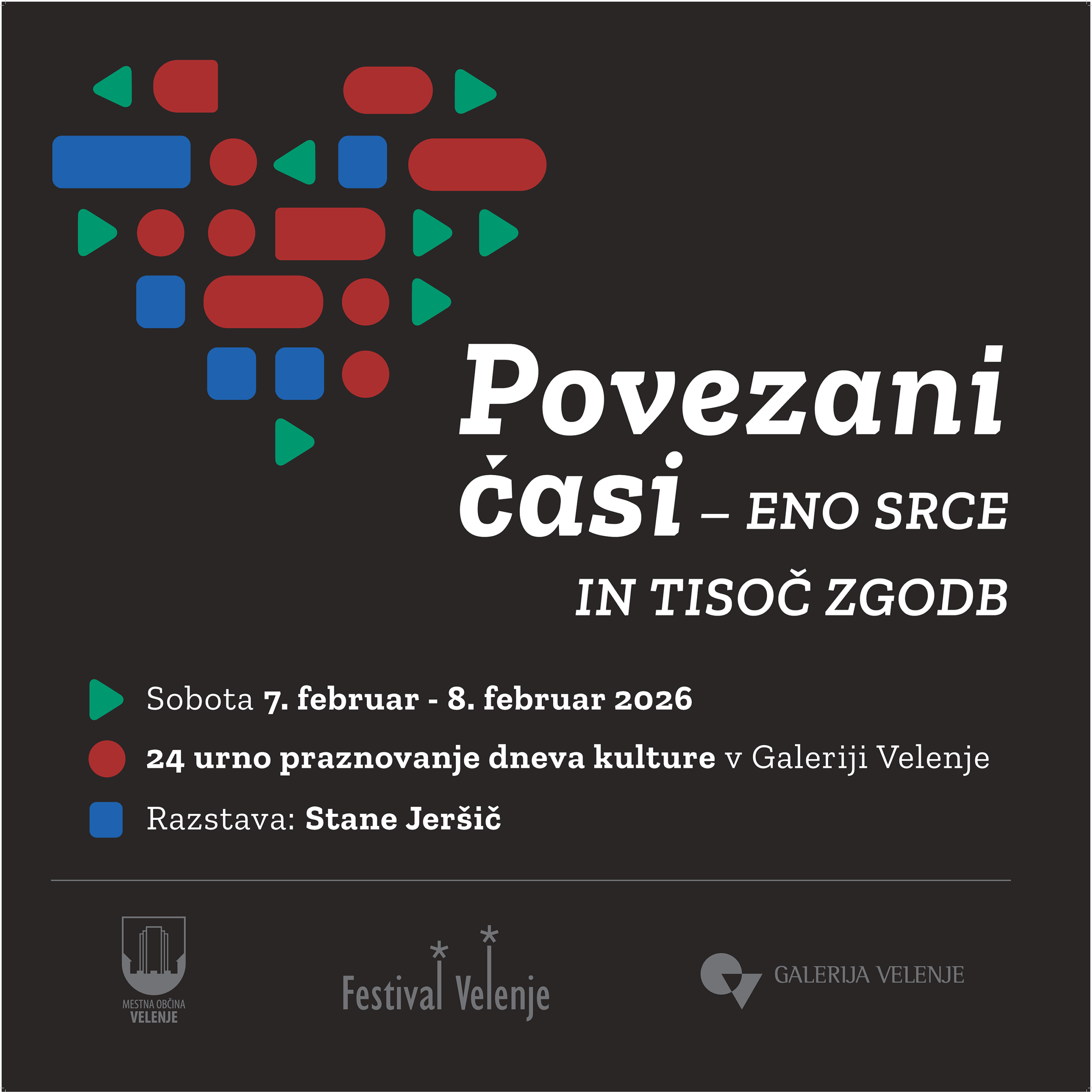 24-urno odprtje razstave STANE JERŠIČ – POVEZANI ČASI – Eno srce in 1000 zgodb