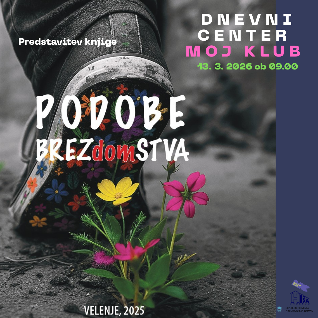 Dnevni center Moj klub: Predstavitev knjige: Podobe brezdomstva