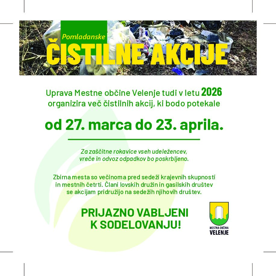 Spomladanske čistilne akcije