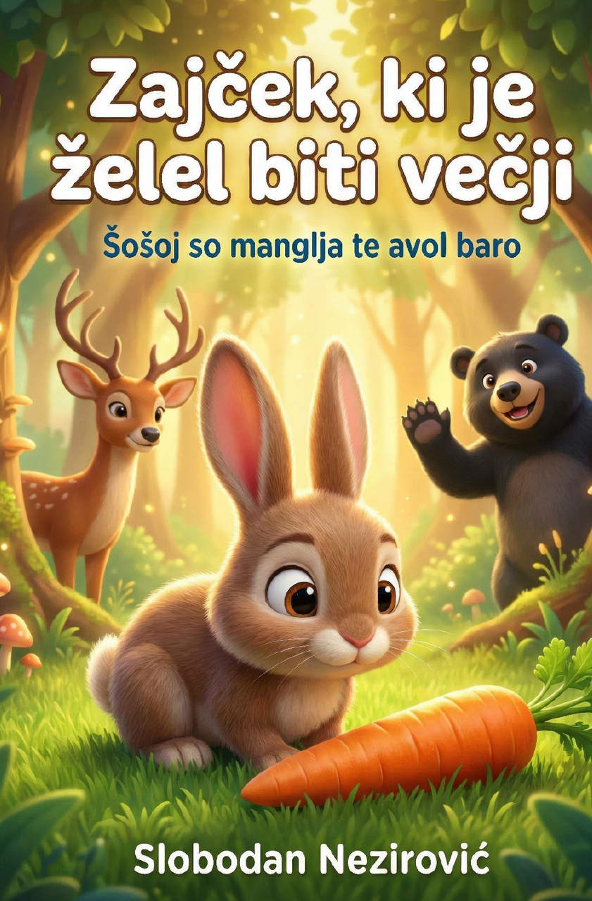 Slobodan Nezirović: Zajček, ki je želel biti večji/Šošoj so manglja te avol baro