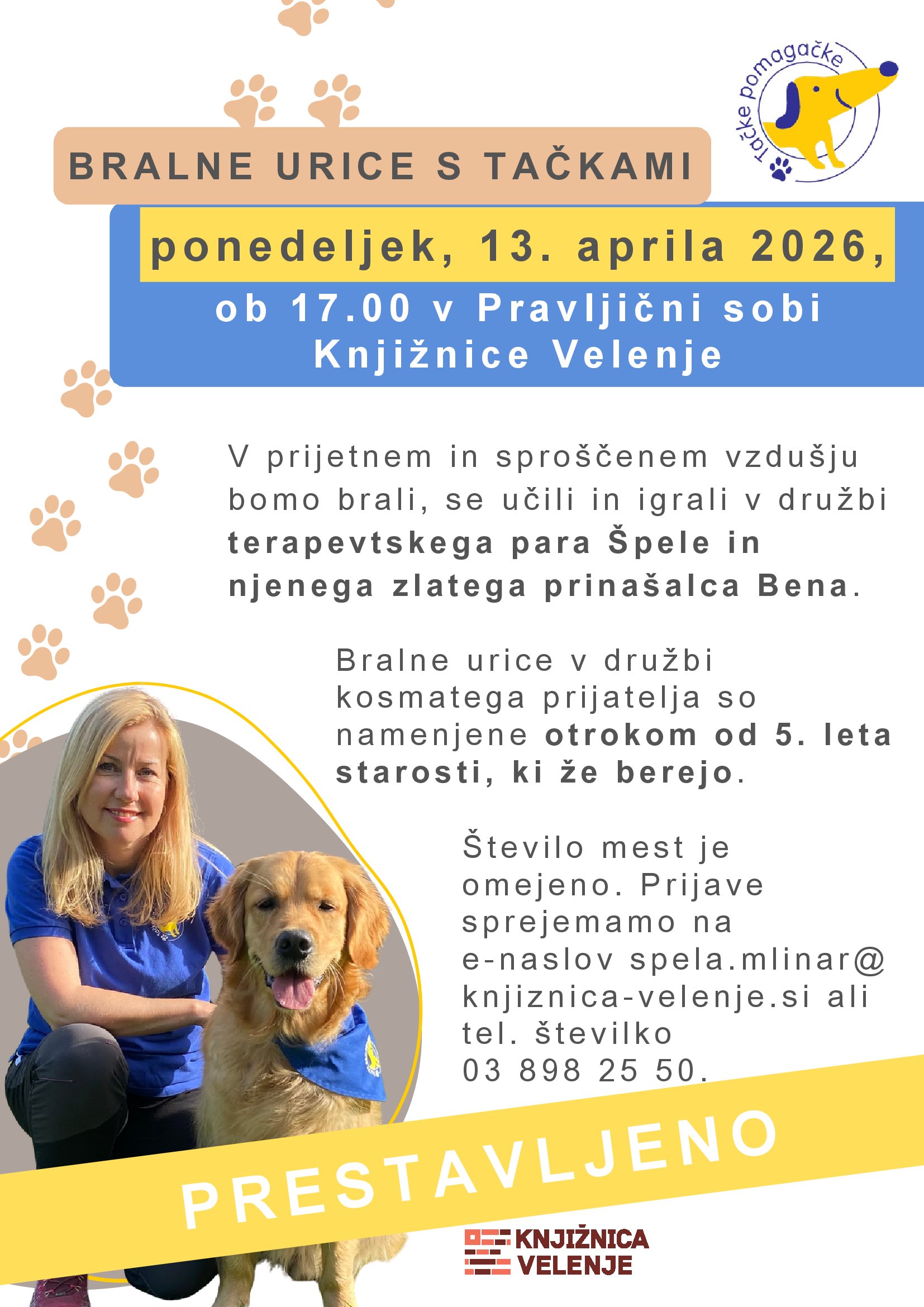 Bralne urice s tačkami