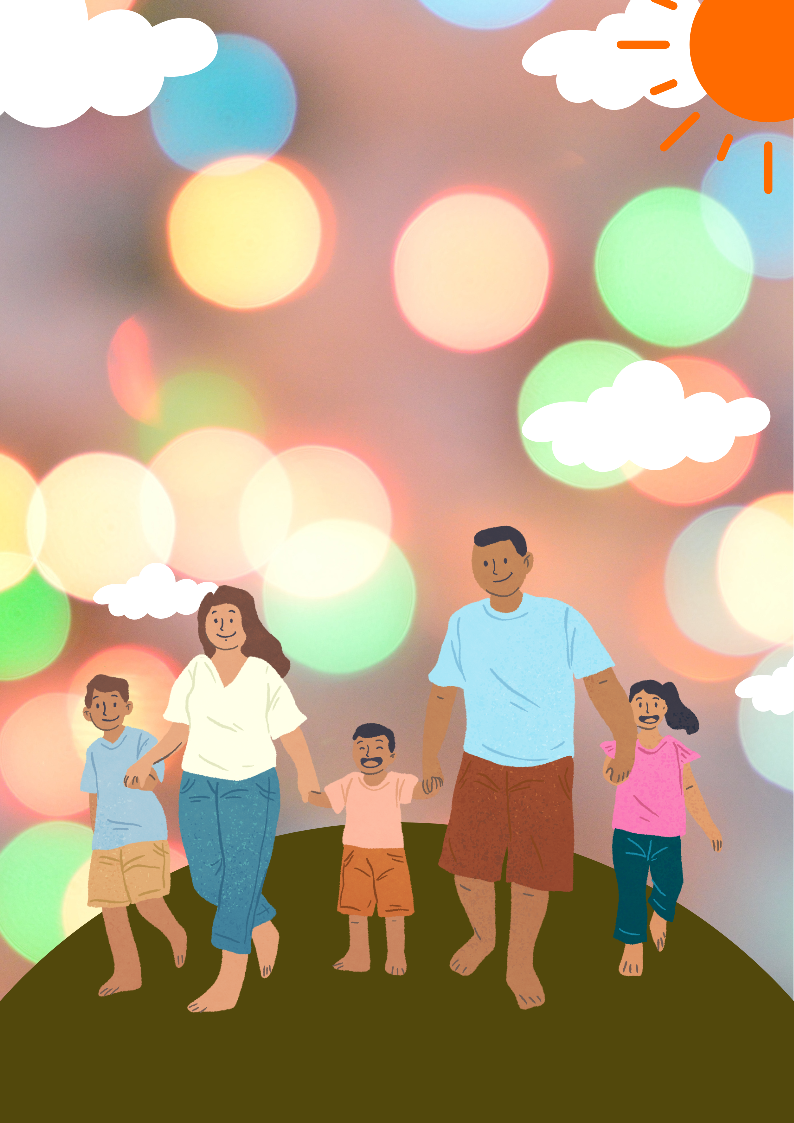 Torkova peta, ustvarjalnica za otroke in starše: Družinski portret