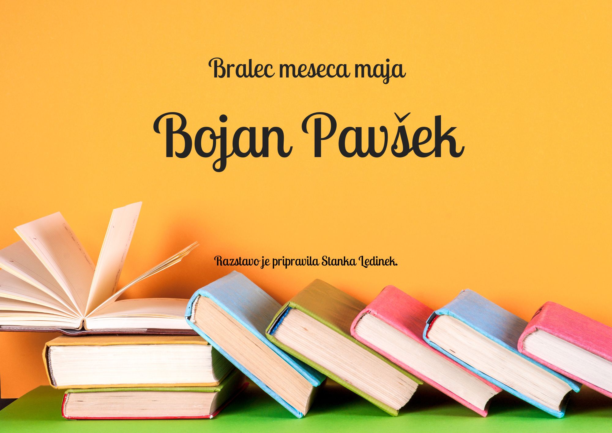 Bralec meseca: Bojan Pavšek