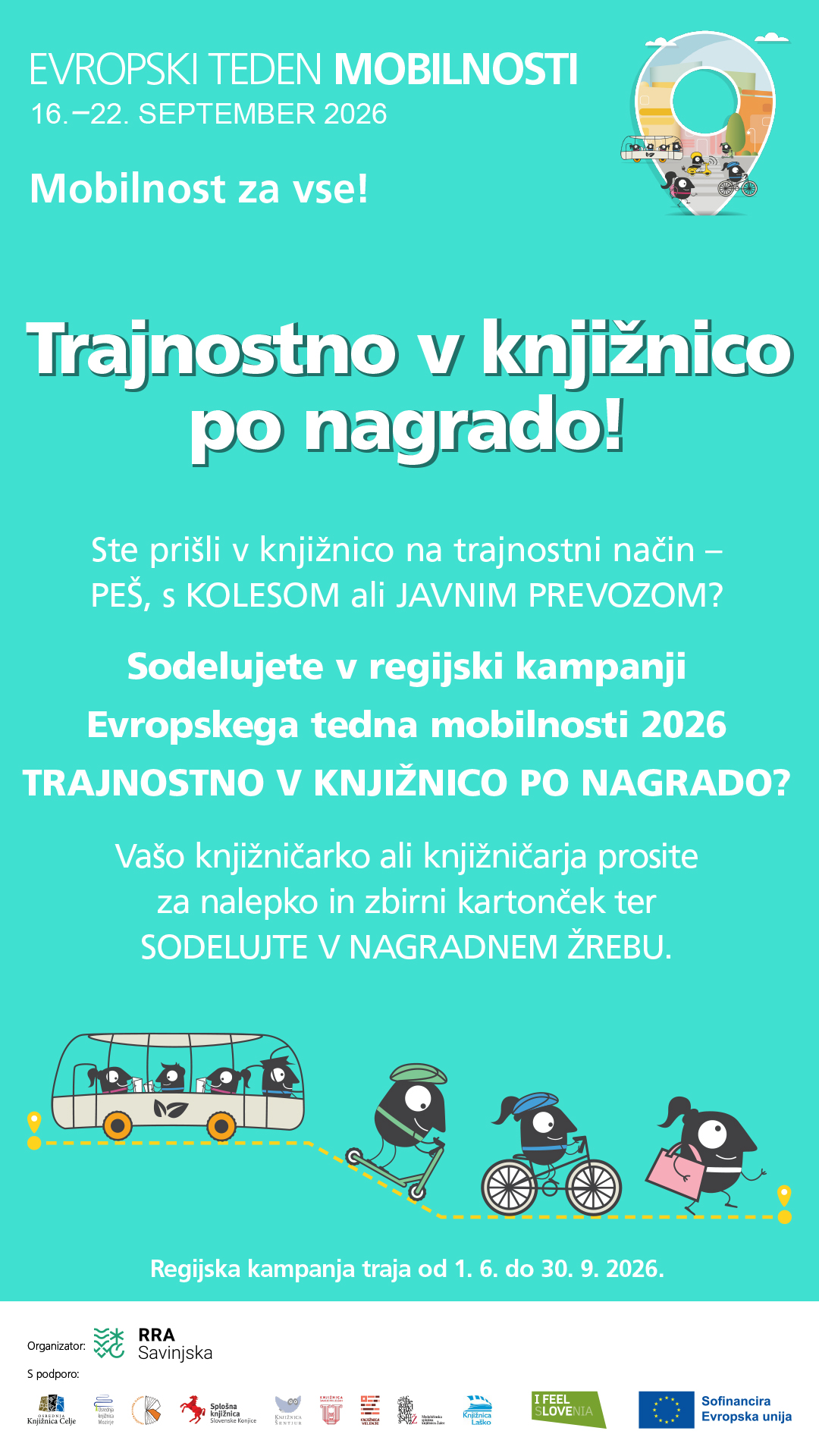 Trajnostno v knjižnico po nagrado
