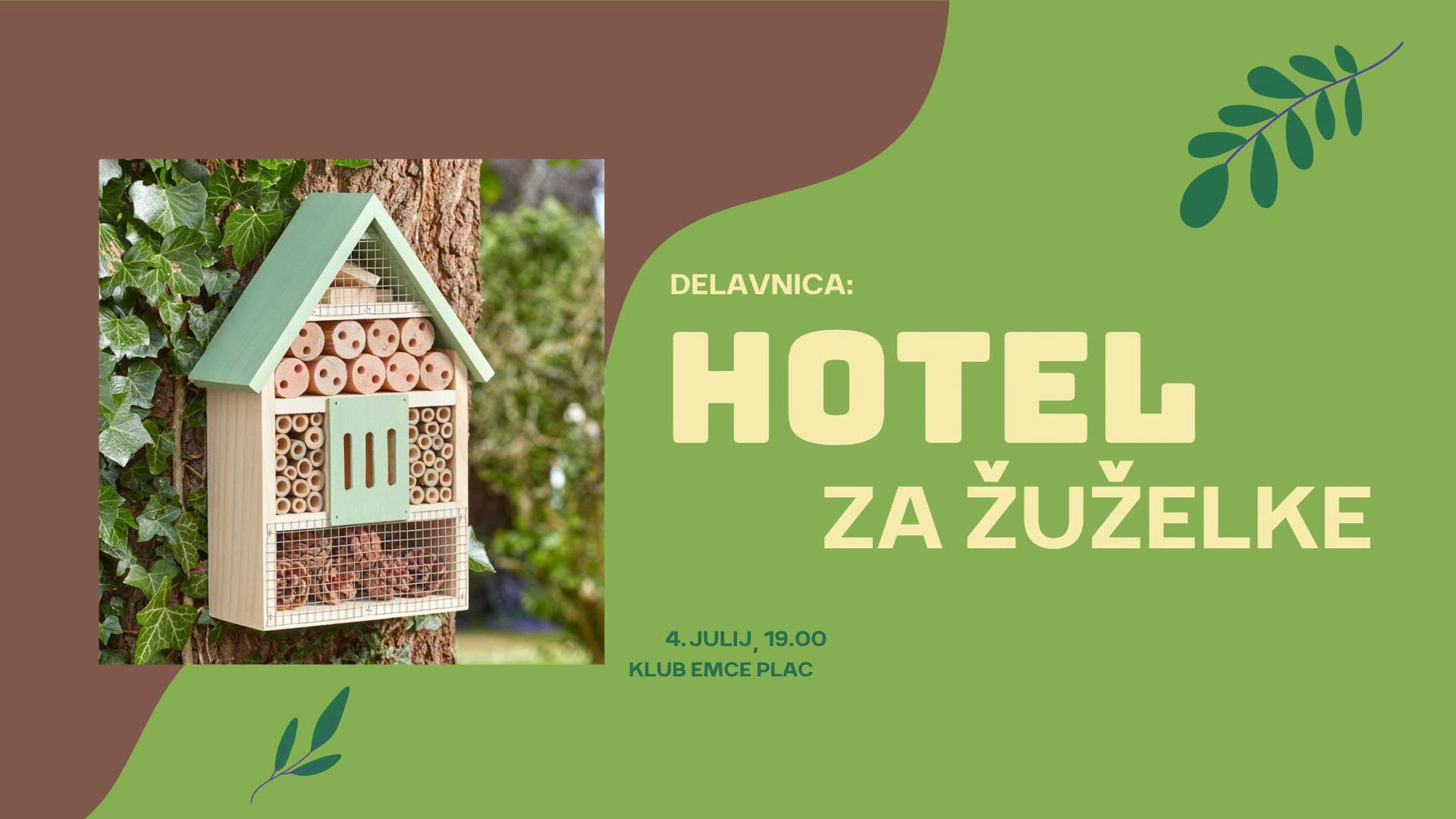 Delavnica: Hotel za žuželke