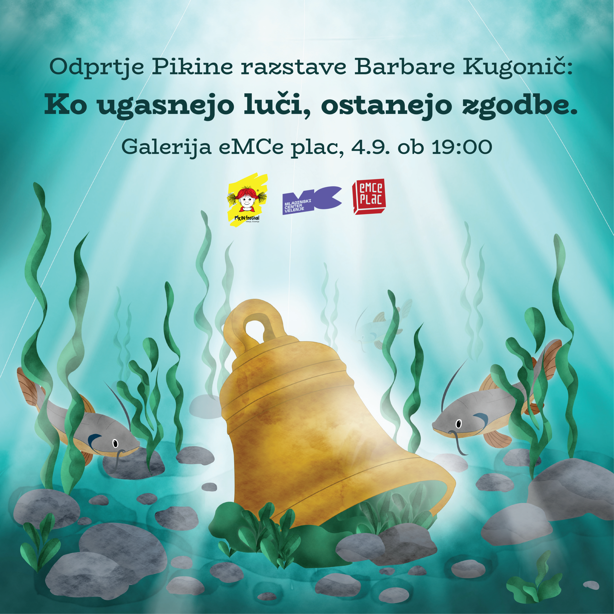 Odprtje Pikine razstave: Barbare Kugonič – Ko ugasnejo luči, ostanejo zgodbe.