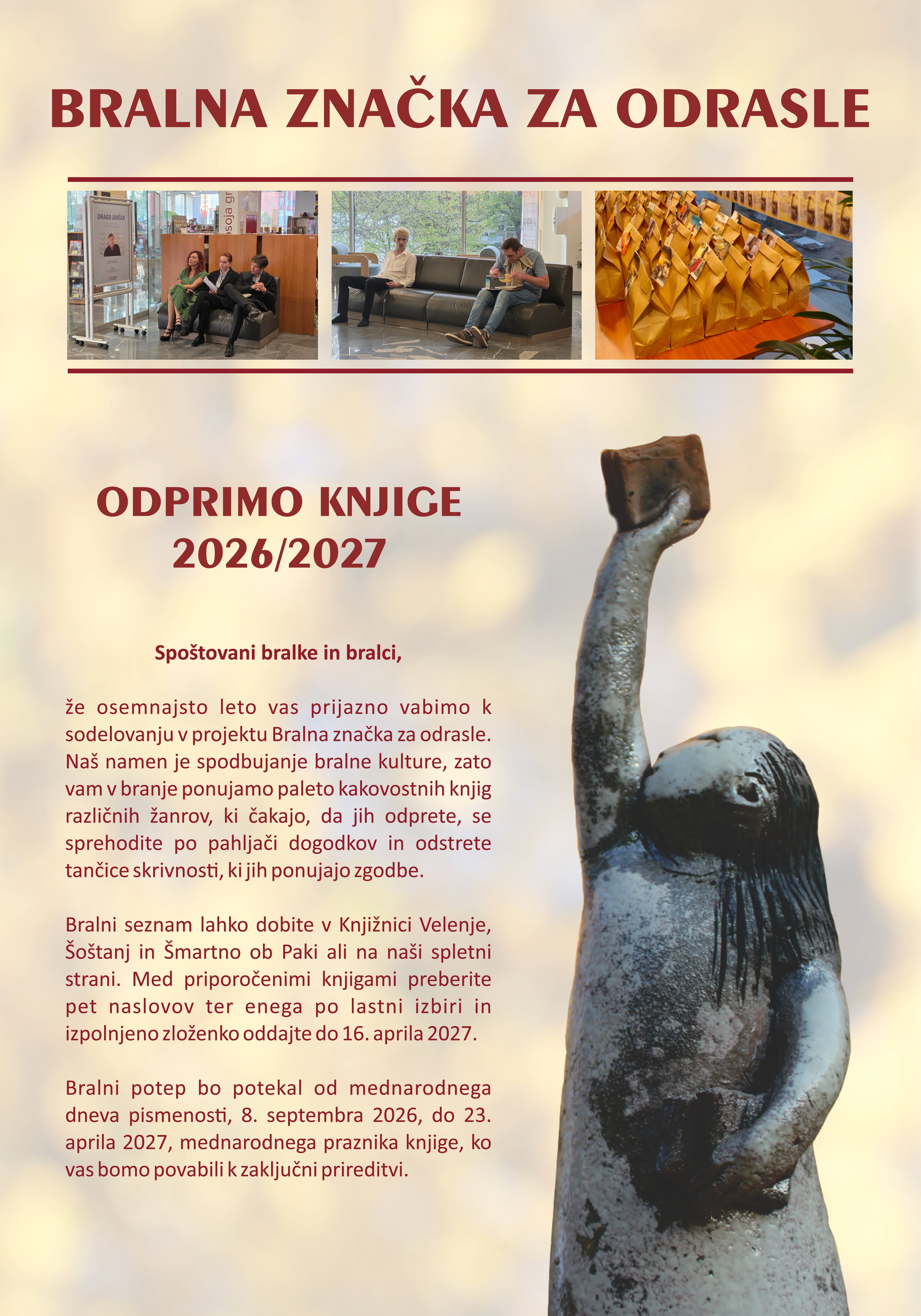 Odprimo knjige: bralna značka za odrasle
