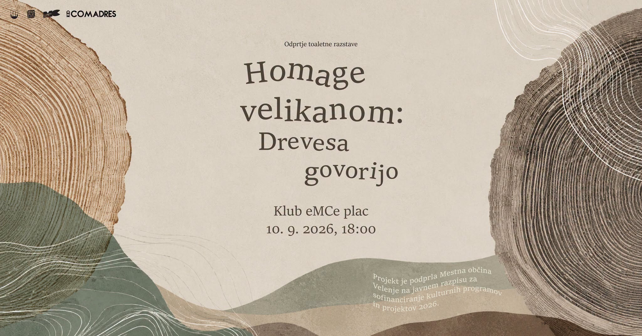 Odprtje toaletne razstave Homage velikanom: Drevesa govorijo