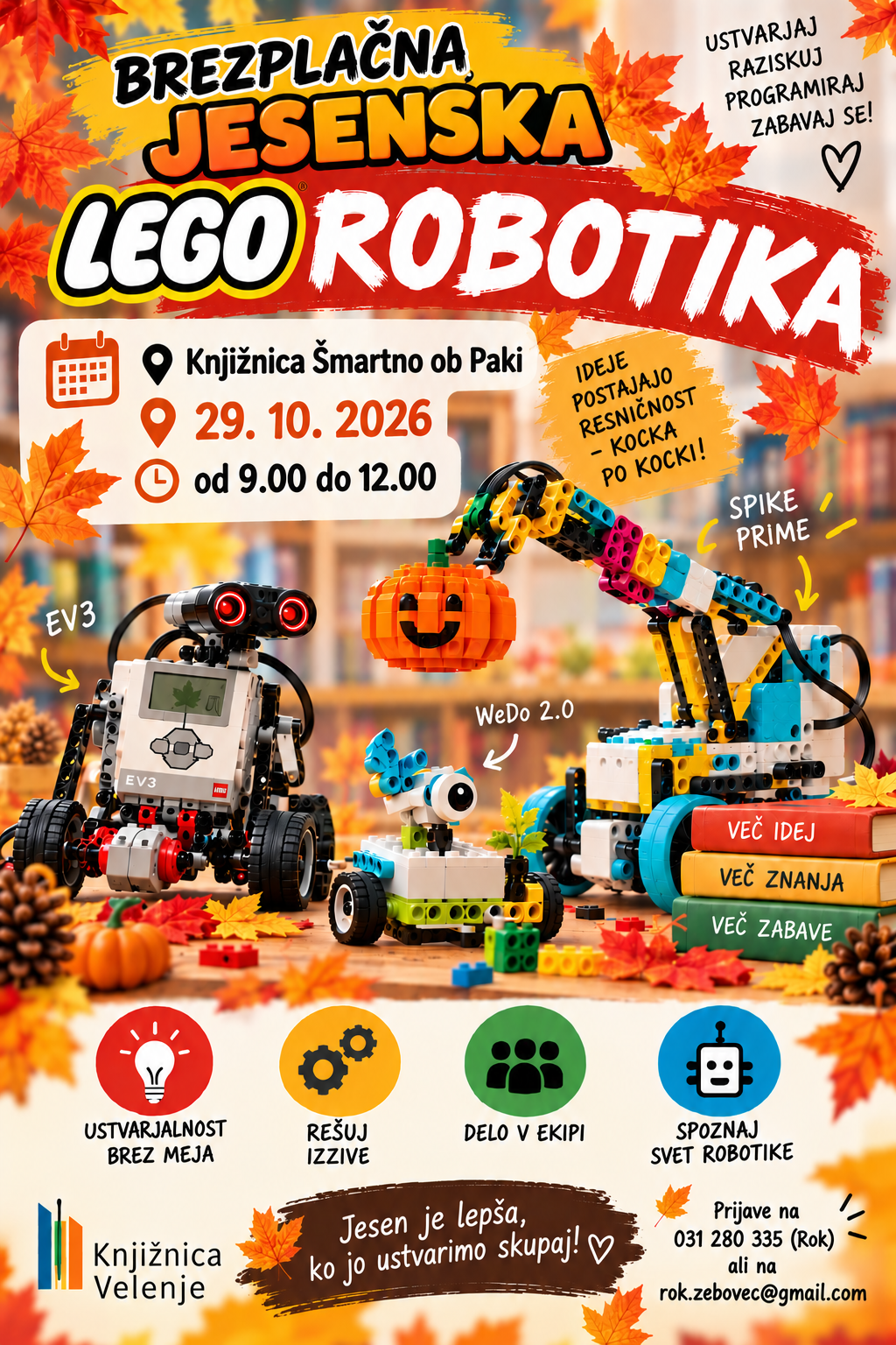 Počitniška Lego robotika