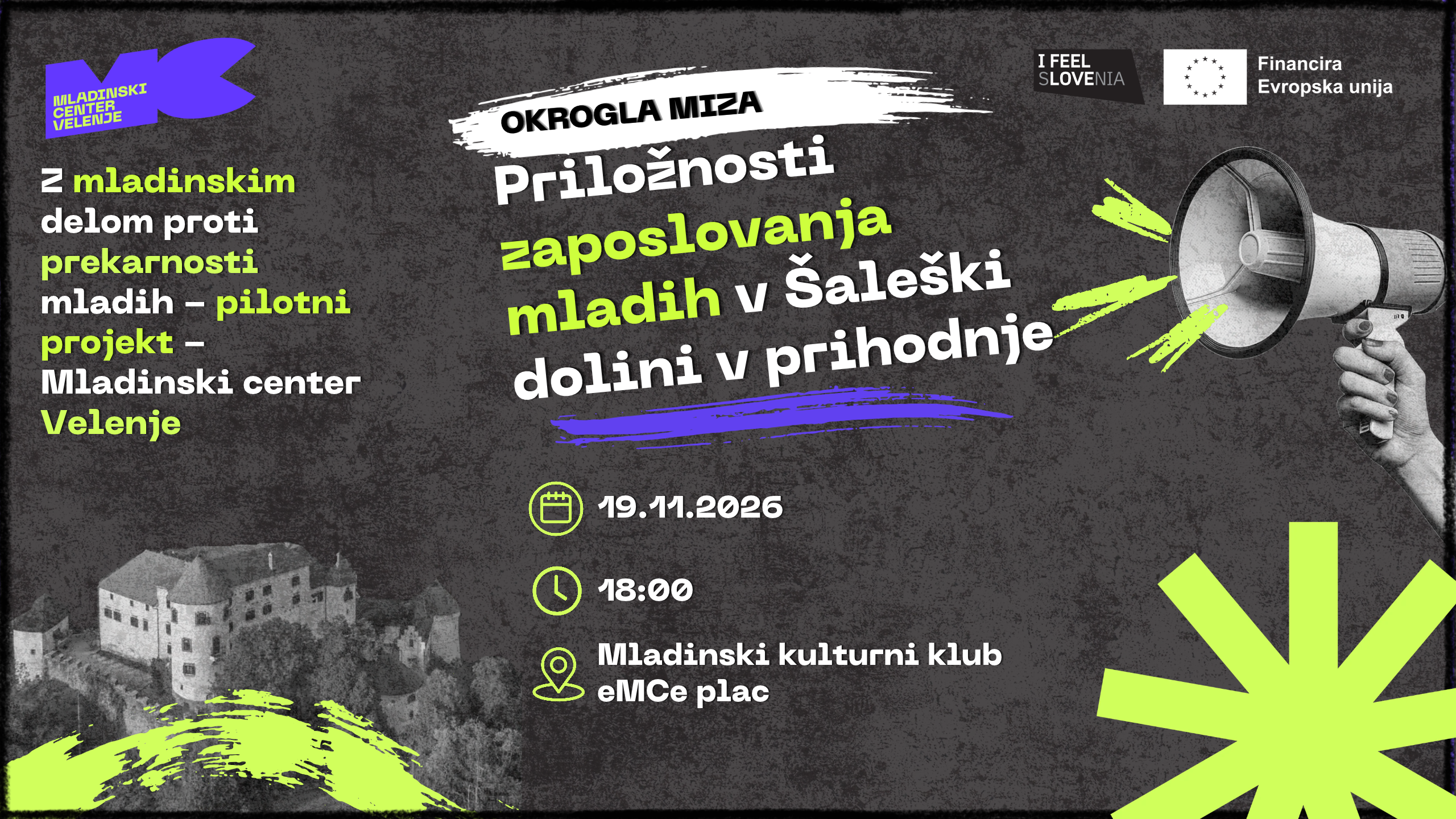 Okrogla miza: Priložnosti zaposlovanja mladih v Šaleški dolini v prihodnje