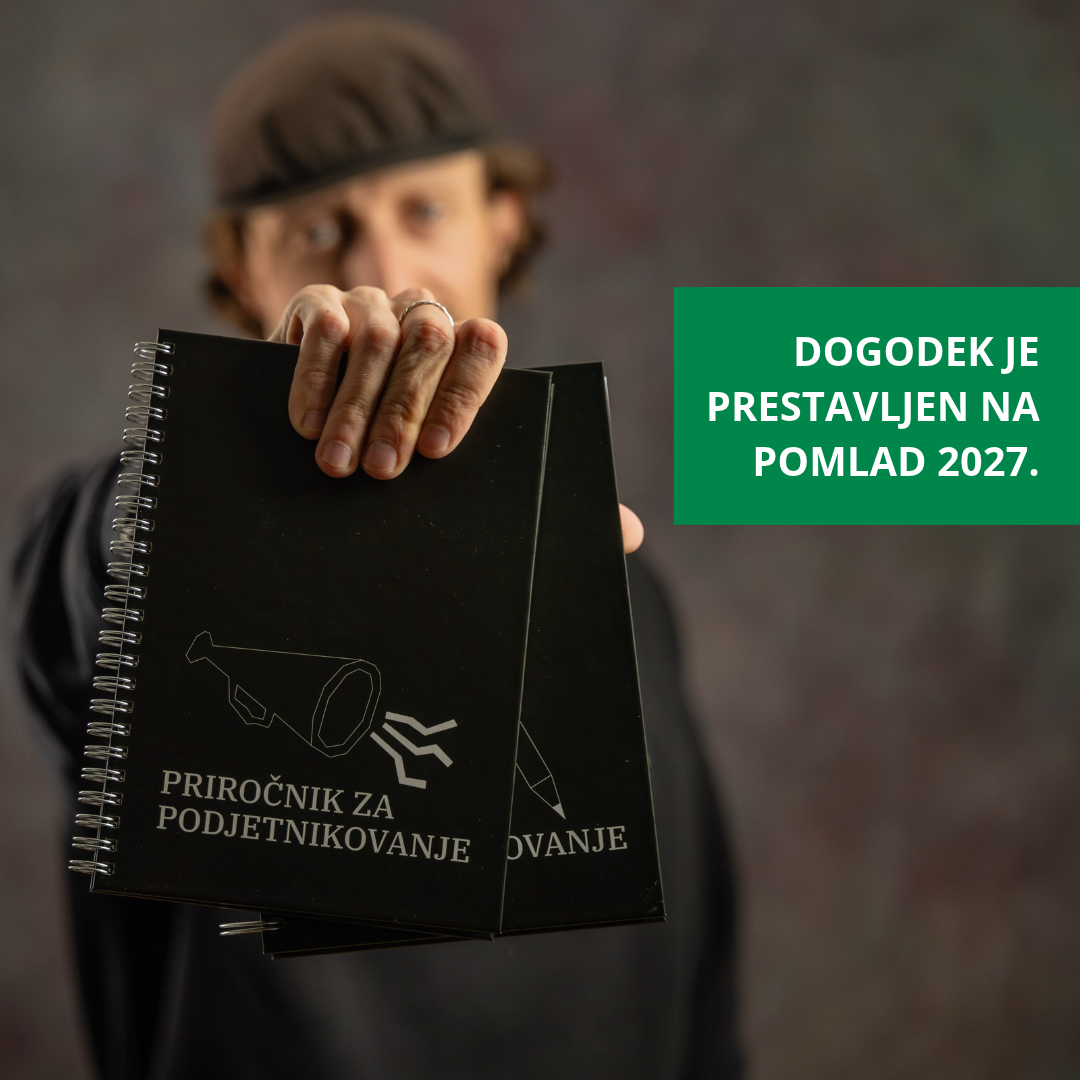 Podjetniško predavanje z Matijo Goljarjem – Dogodek je prestavljen na pomlad 2027.